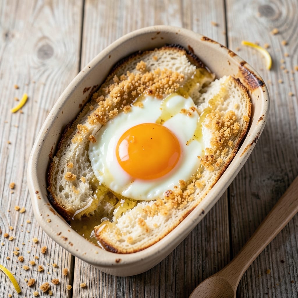 Baked Egg In Bread Recipe: Crispy Crust Cradles Silky Yolk Magic